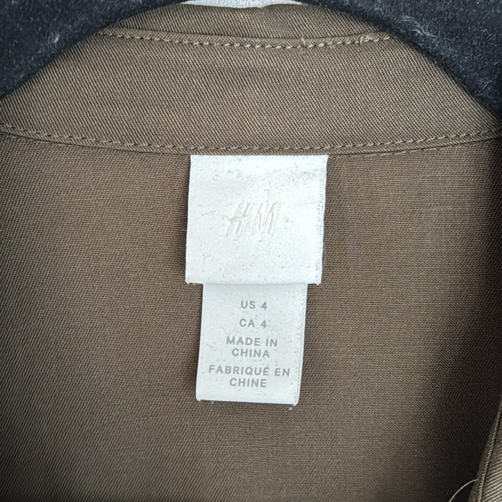 H&M FULL LENGTH DUSTER SIZE 4 - Picture 3 of 4